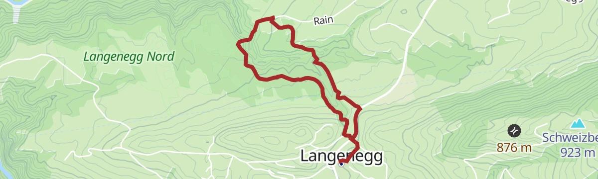 Route map: Langenegg | Lausbubenweg
